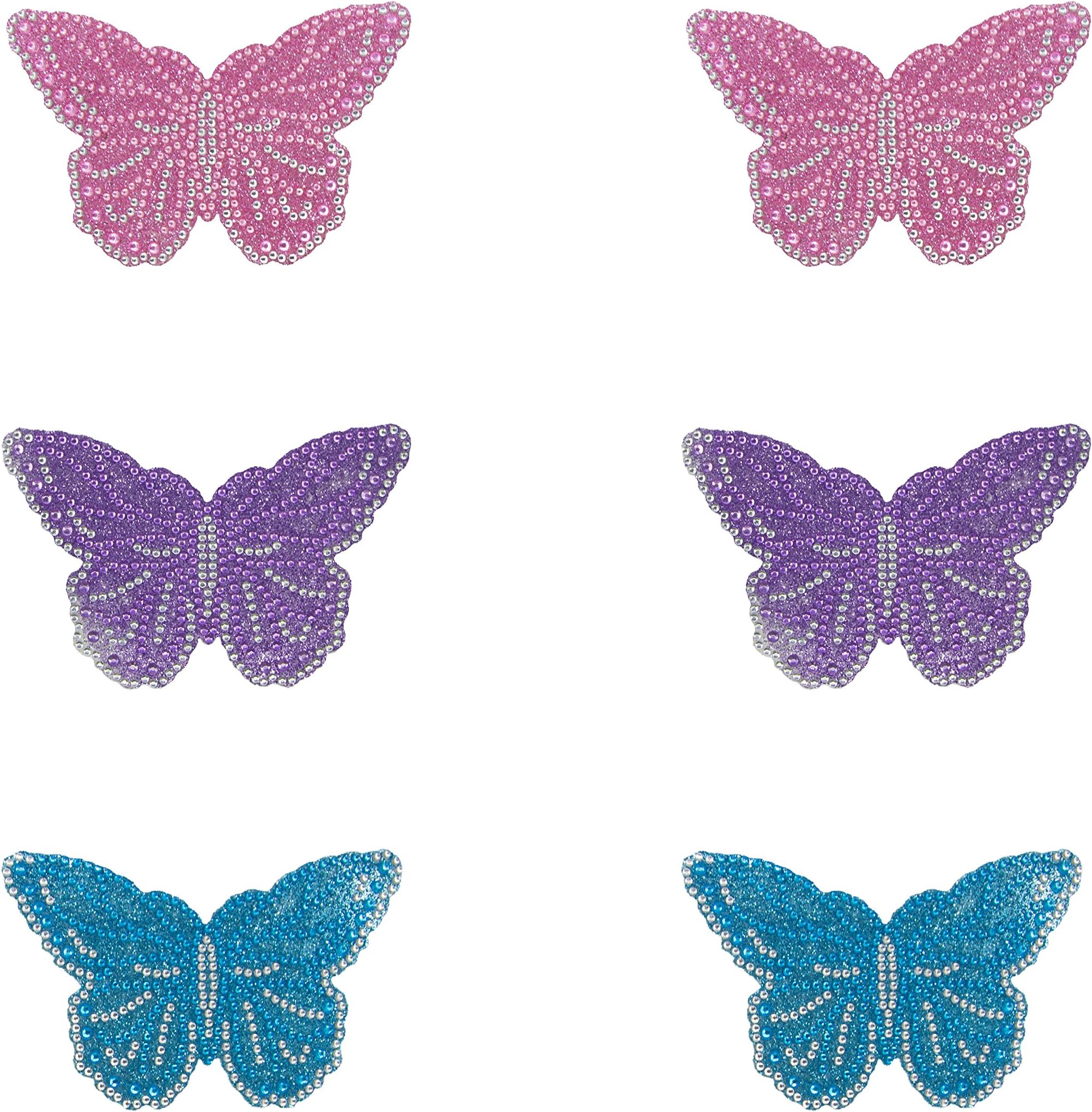 BODY fancy, Body All Stars pert PASTIES Love Beauty (Butterflies 3 pairs), closed, full coverage