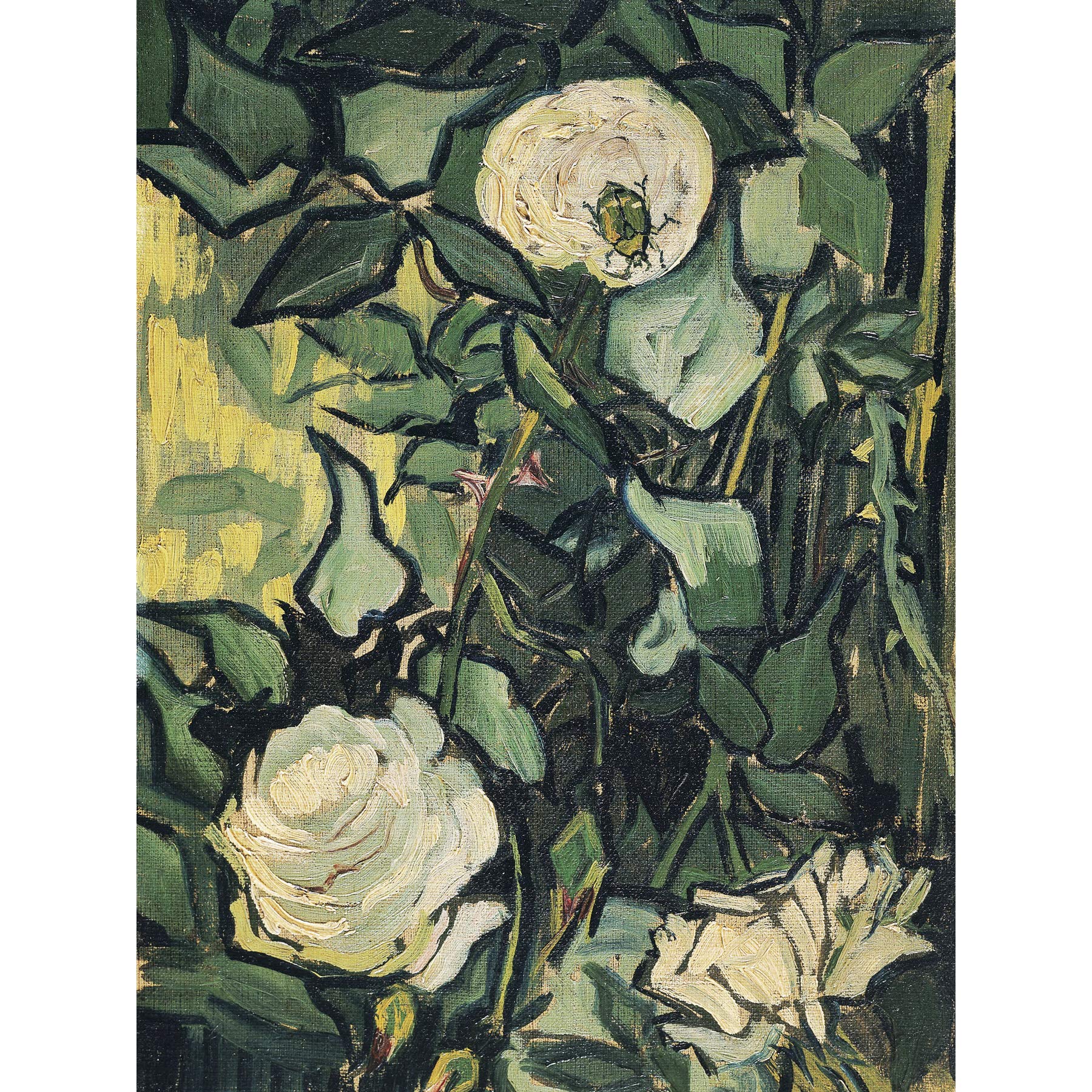 Vincent Van Gogh Roses Extra Large Art Print Wall Mural Poster Premium XL