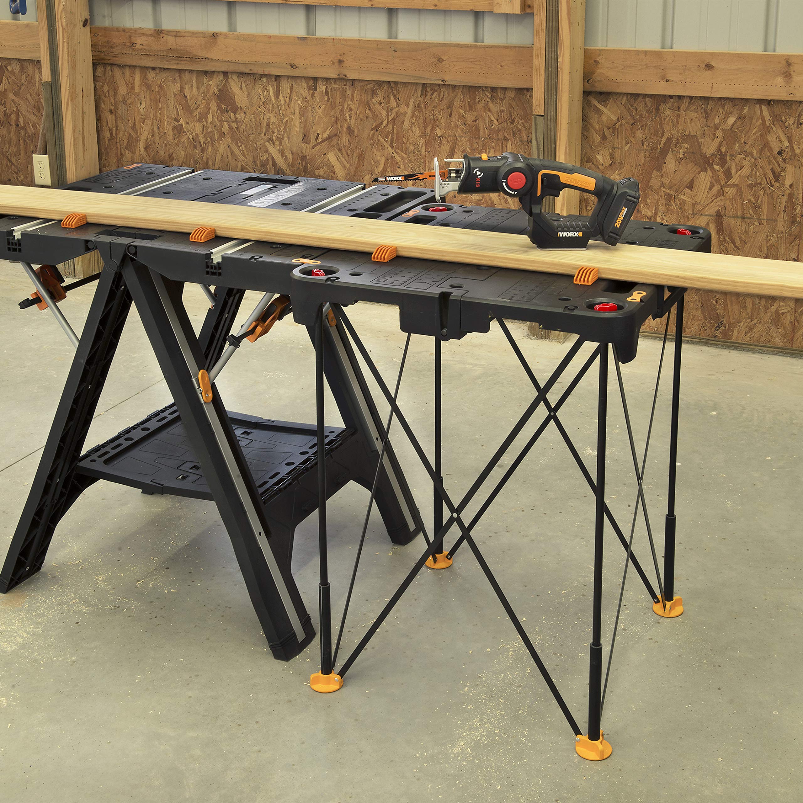 WORX Bancada de Trabalho Tipo Cavalete Sidekick Wx066 | Amazon.com.br