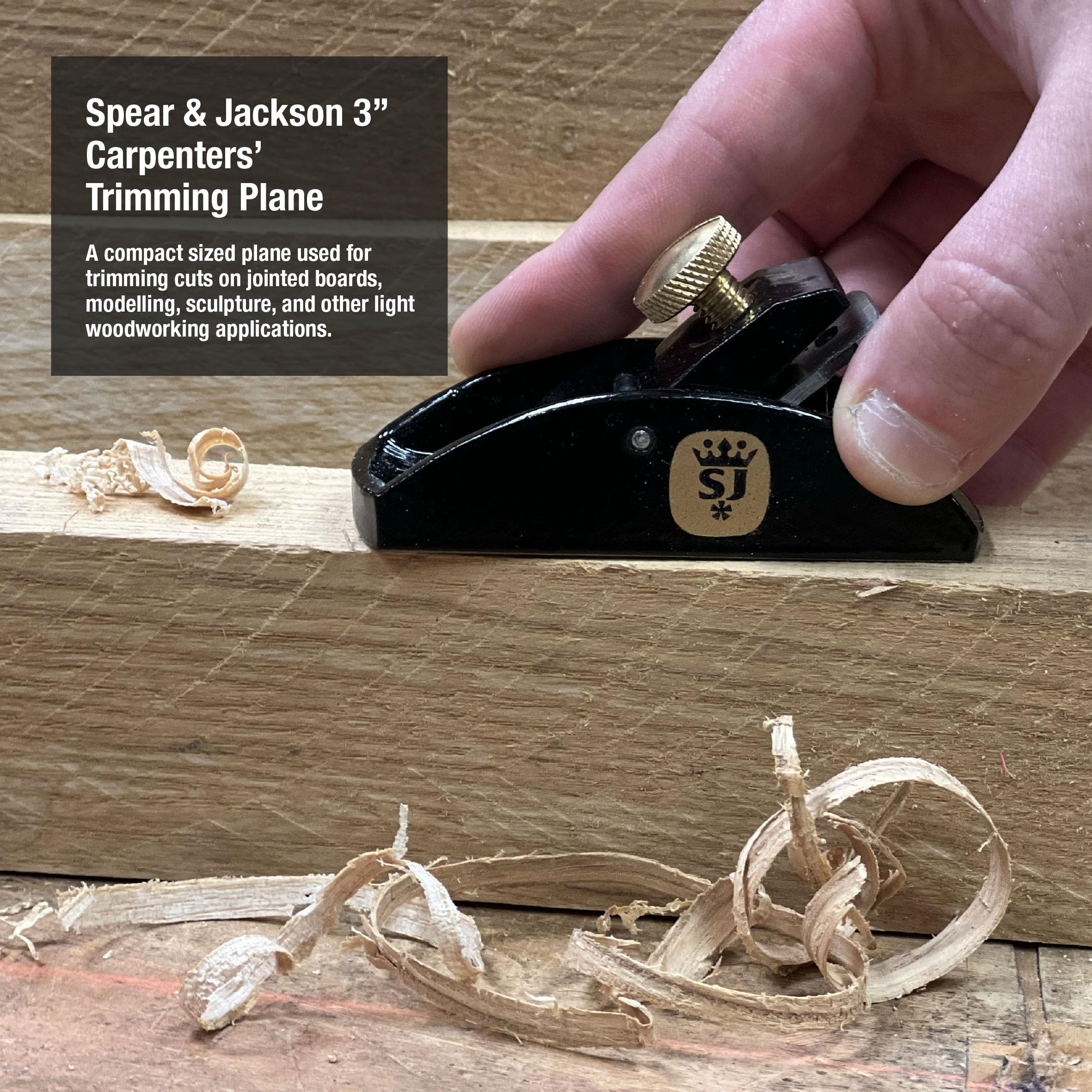 Spear & Jackson CTP3BLADE - Lama Di Ricambio Per Pialla Da Carpentiere Da 3 Pollici, In Acciaio SK4