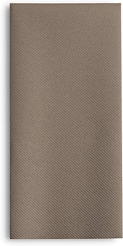 Miniatura 3 de 100 servilletas de papel de color beige con tacto de lino, suaves y absorbentes, para cocina, fiesta, boda, baño o cualquier ocasión (paquete de 100)