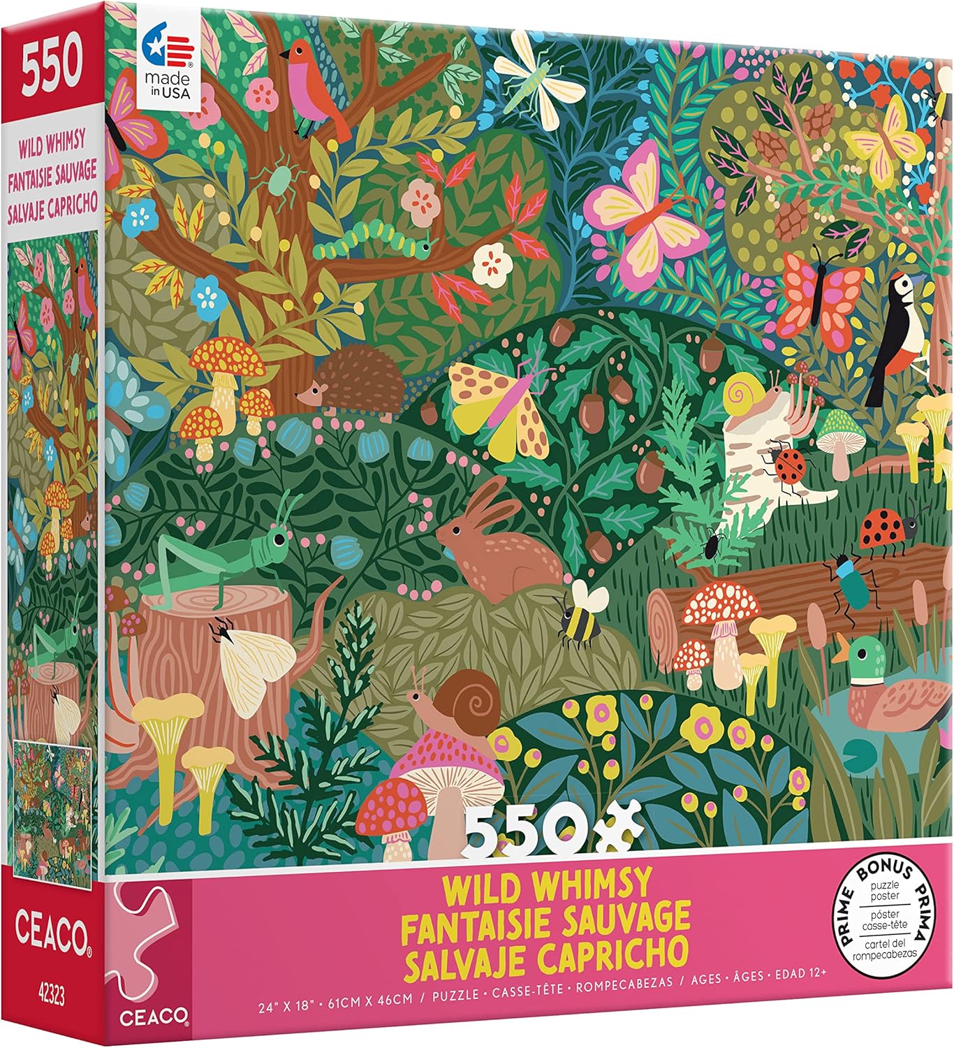 Ceaco - Wild Whimsy - Woodland Whimsy - 550 Piece Jigsaw Puzzle
