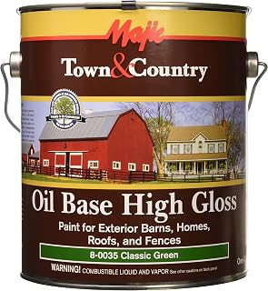 OB BHRF 8-0035-1 Oil Base Gloss BARN Home ROOF & Fence Green G, 1 Gallon (Pack of 1)