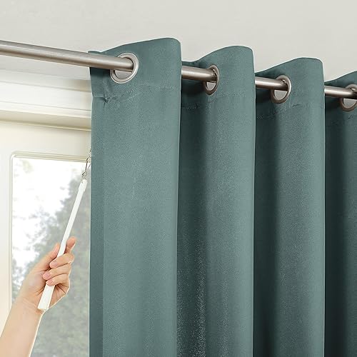 Miniatura 7 de Sun Zero Easton - Cortina opaca con ojales