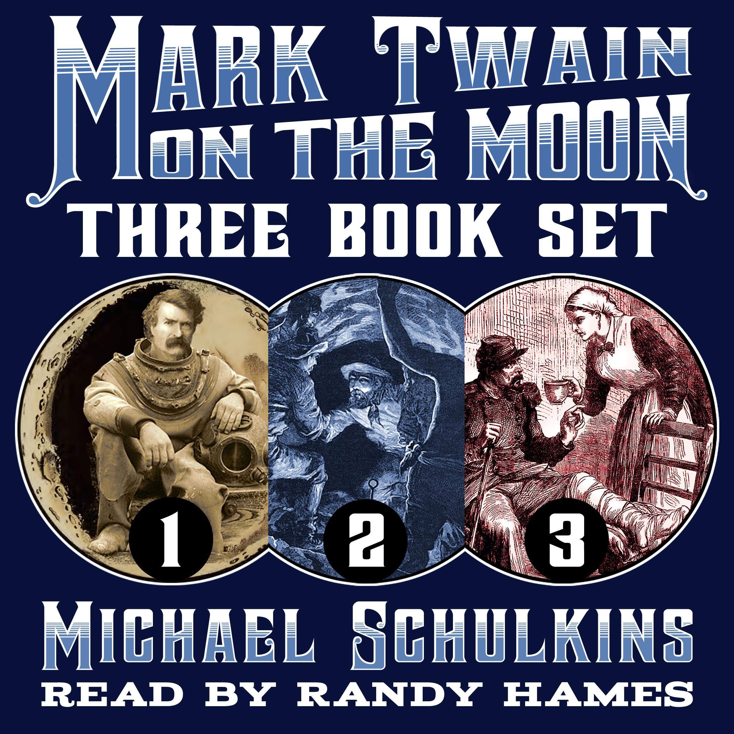 Cover art for Mark Twain on the Moon