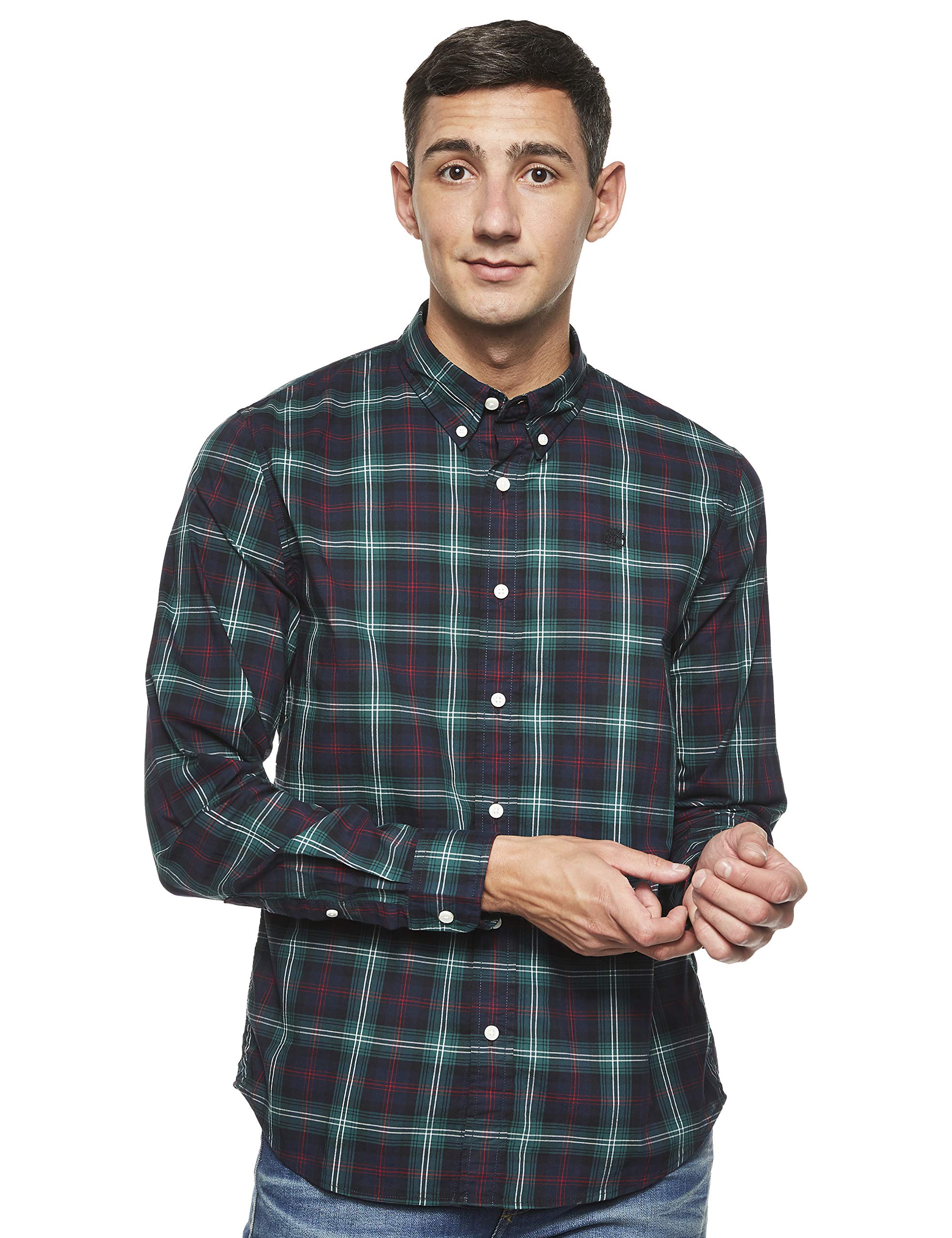 TimberlandMen's Ls Eastham River Stretch Poplin Tarta Shirt