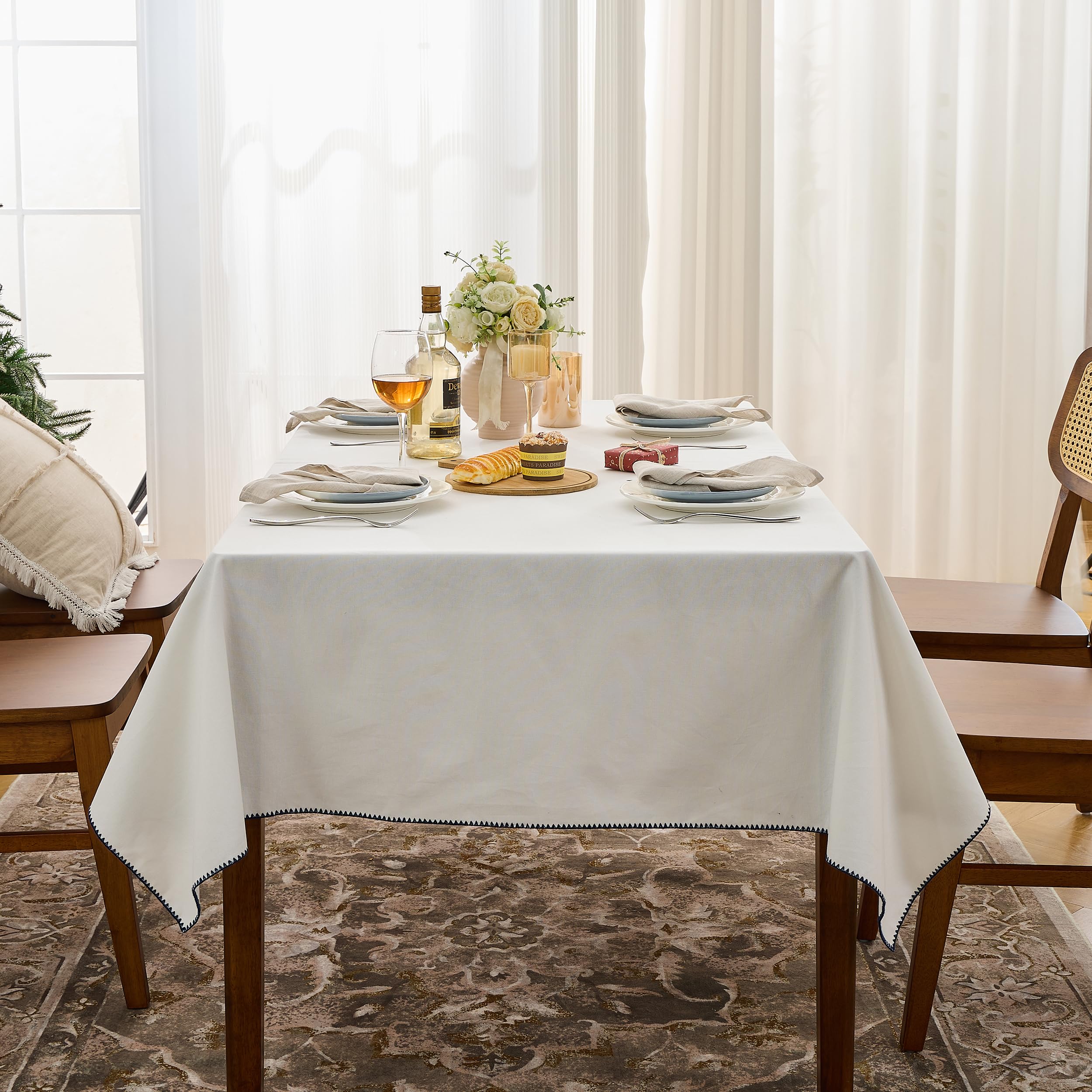 Cotton Rectangular Tablecloth