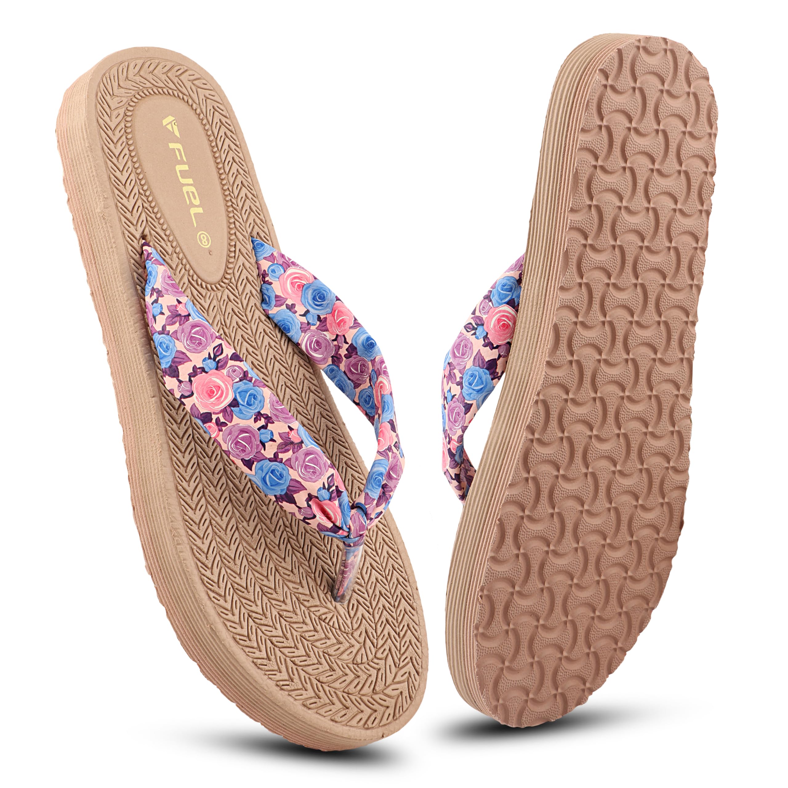 Flora Cushioned Footbed with Synthetic Cloth Upper & Lightweight EVA Sole for Women's-image-12