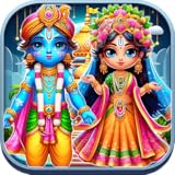 Radha Krishna Dress Up Games : Virtual Temple - Hindu God Lord Krishna : Gopi : Dress Up Game : Virtual Puja - Aarti