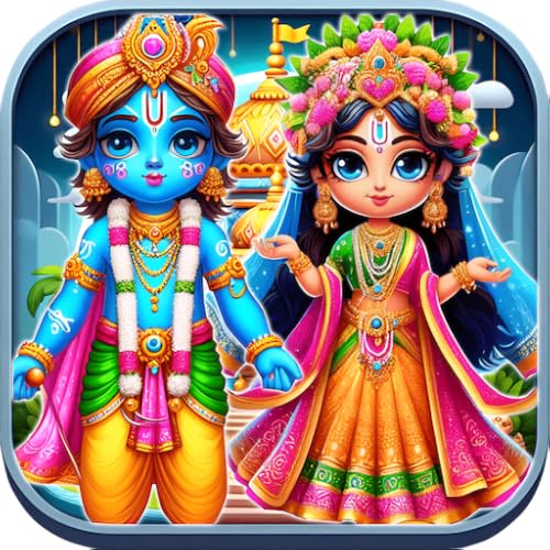 Radha Krishna Dress Up Games : Virtual Temple - Hindu God Lord Krishna : Gopi : Dress Up Game : Virtual Puja - Aarti