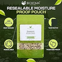 Vista 3 de Pure and Natural Biokoma Soapwort - Raíz seca de 3.55 onzas (3.55 onzas) en bolsa resellable a prueba de humedad