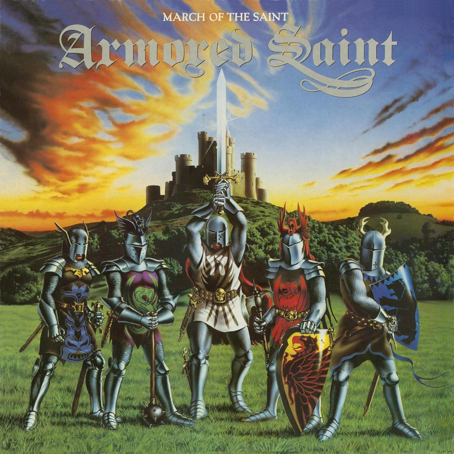 Armored Saint - March Of The Saint (Clear Vinyl, Blue) por Artista não identificado — capa do álbum