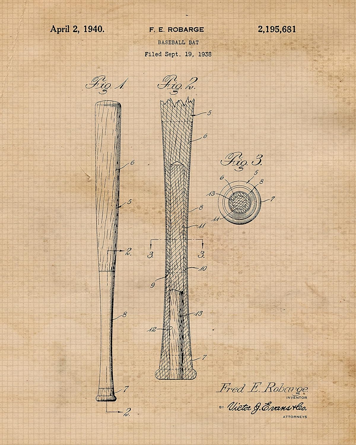 Classic Football Baseball Sports Patent Prints, 6 (8x10) Unframed Photos, Wall Art Decor Gift for Home Office Man Cave Work Gears Garage Shop Gym Student Teacher Coach School Team Field Fans