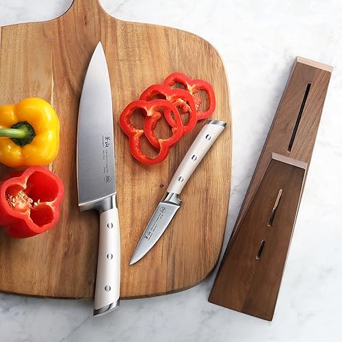 Miniatura 5 de Cangshan Serie S1 1026023 Juego de bloques de cuchillos Tai forjados de acero alemán de 3 piezas