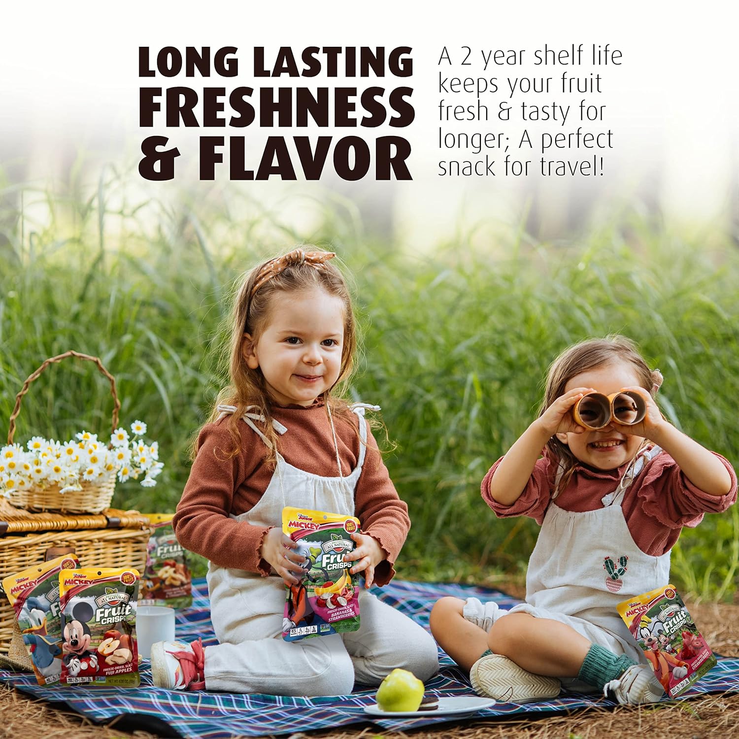 Brothers All Natural Disney Freeze Dried Fruit Crisps, Fuji Apple & Cinnamon, 0.35 Oz (Pack of 12), Made with 100% Fruit, Gluten Free, Soy Free, Vegan, Healthy Snack, Lunch Box Ready - Image 7