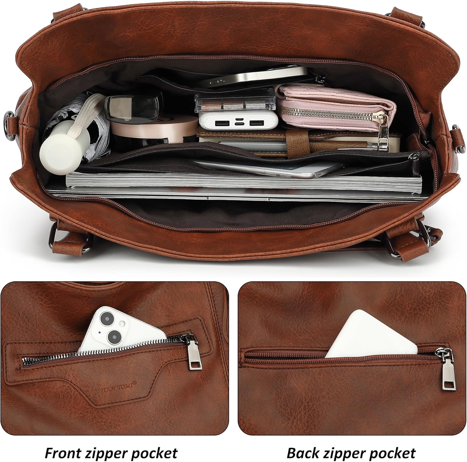 TANTOMI Tote Handbags for Women Large Hobo Bags Crossbody Purses Shoulder Bags with Adjustable Strap for Travel Everyday - Image 5