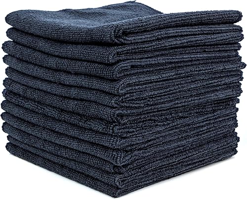 Dry Rite Best Magic - toalla de limpieza de Microfibra 12 x 12 12 x 12 Negro