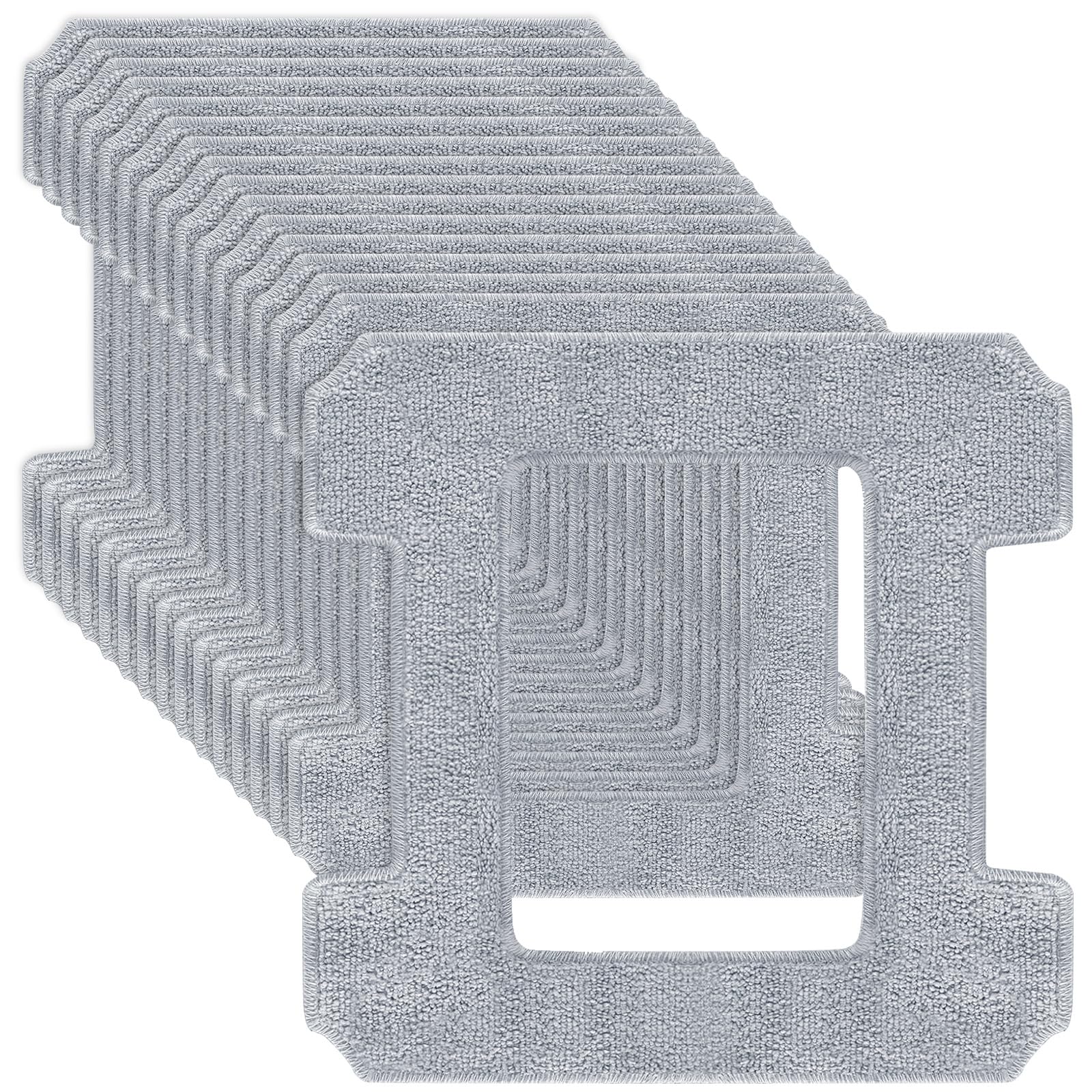 Photo 1 of 16 Pack Washable Cleaning Rag for Ecovacs Winbot W2 PRO Omni / W2 PRO, W1 Pro / W2 / W1 / W2 Omni Window Cleaning Robot, Reusable Microfiber Cleaning Rag Cloth Replacement Accessories