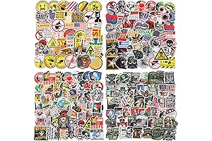 Outus Hard Hat Stickers: 350 Decals for Builders