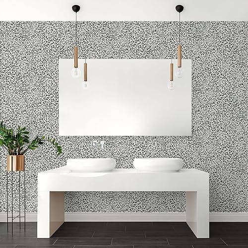 Miniatura 7 de Tommy Bahama - Papel tapiz autoadhesivo para dormitorio, tocador, cocina, vinilo, cobertura de 30.75 pies cuadrados (colección Sunny Spot, Noir)