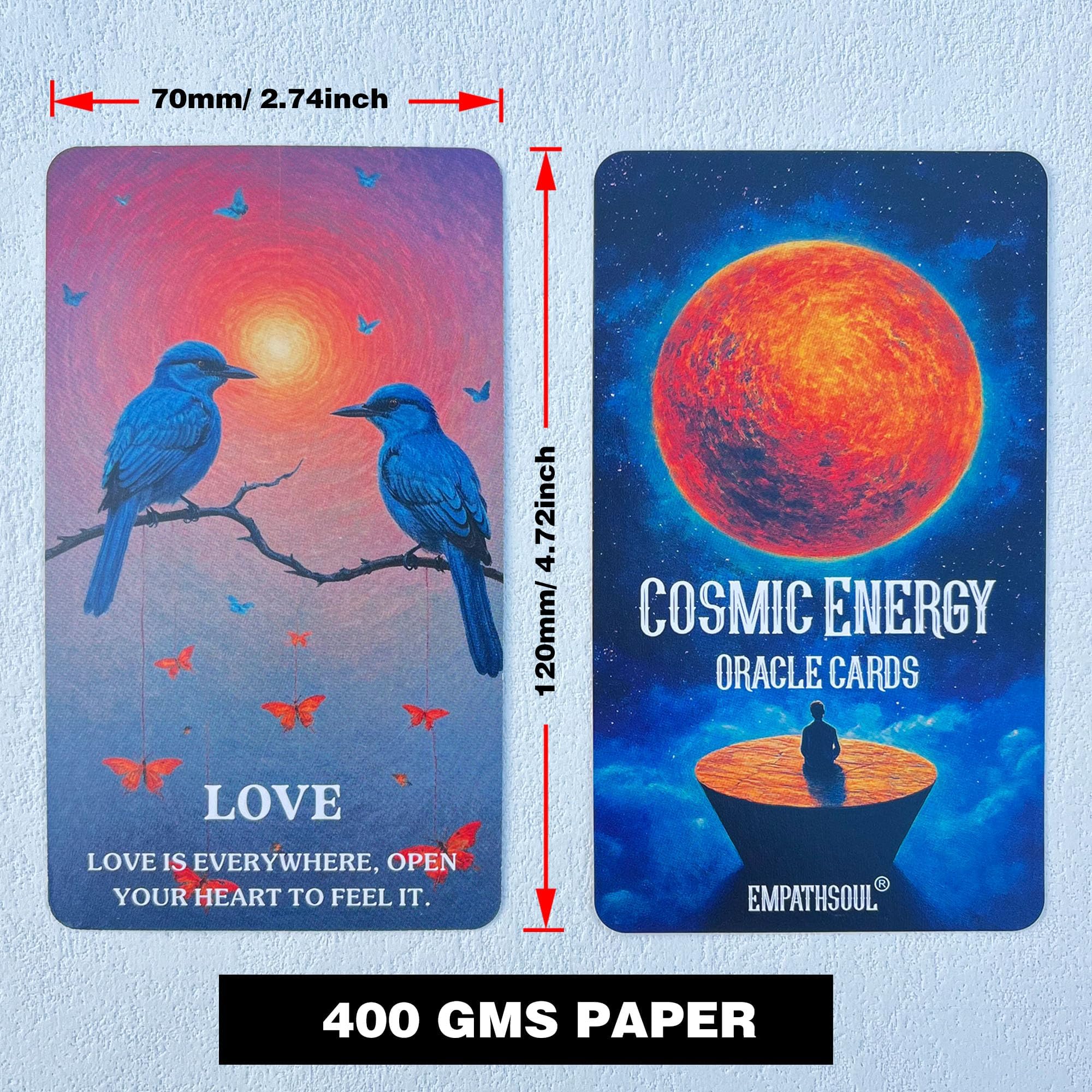 QCFQCF Cosmic Oracle Cards, Universe Message Oracle Cards for Beginners Inner Strength, Spiritual Guidance Oracle Deck - Image 4