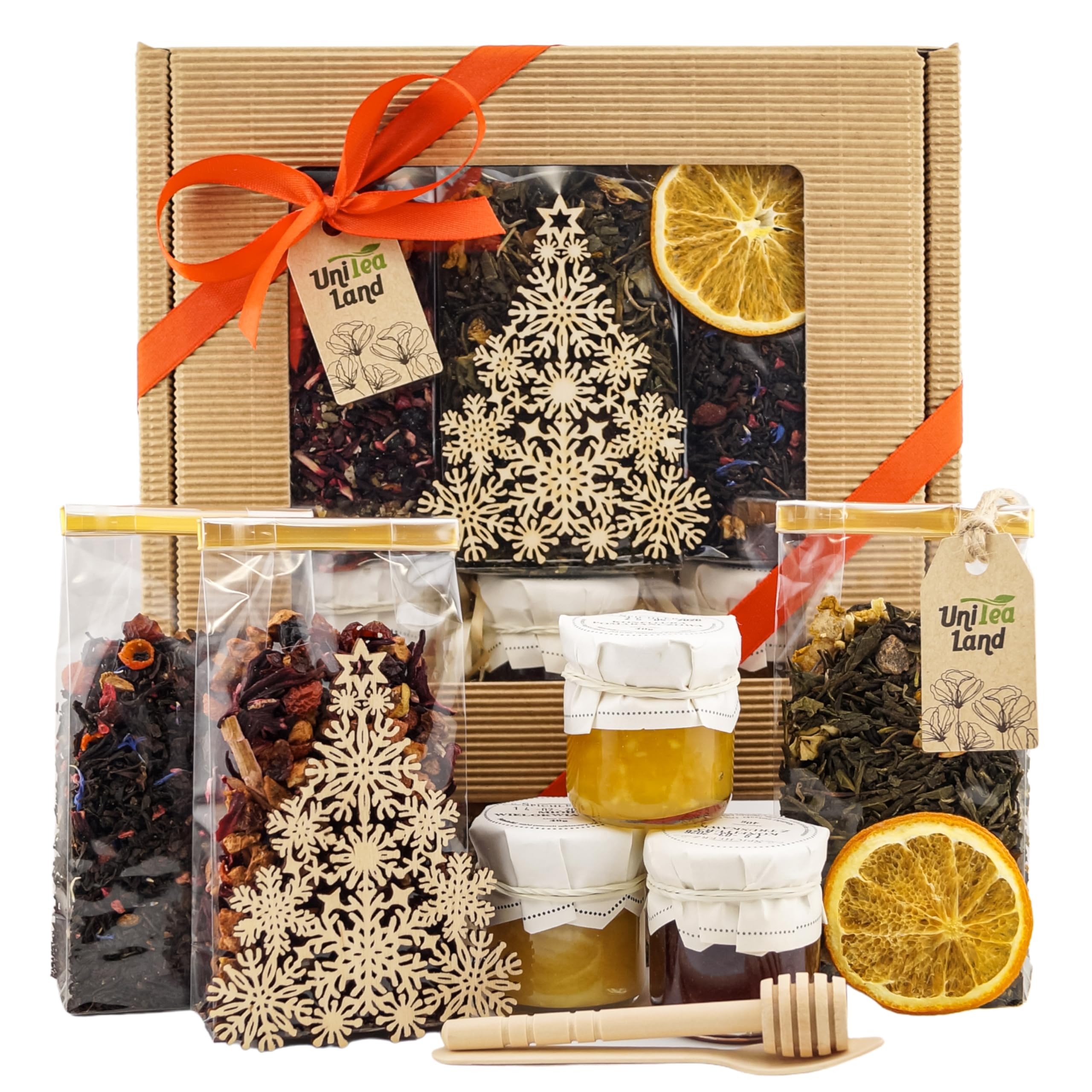 Set de regalo con té y dulces "Búho Sabio" UniTea Land