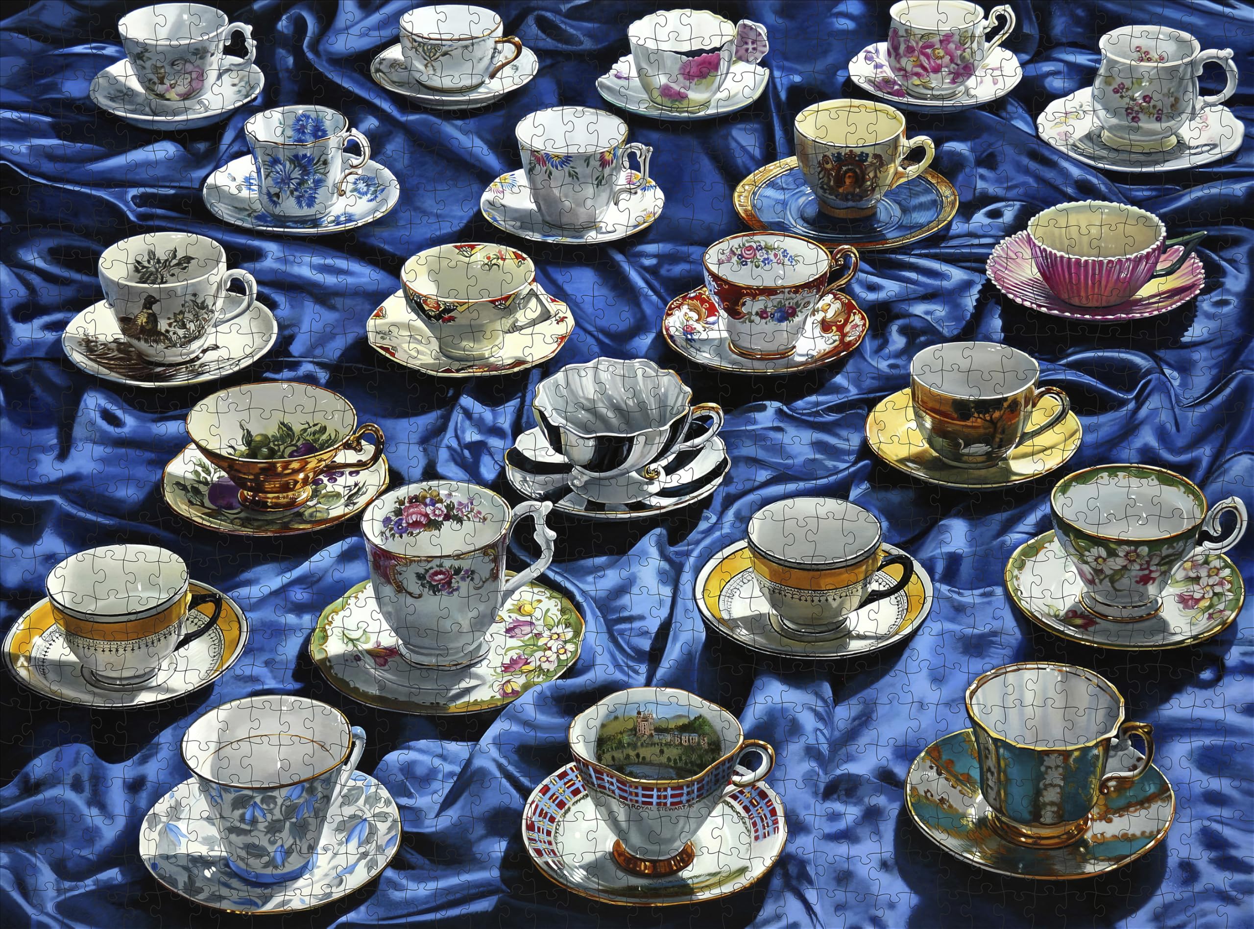 Pomegranate Puzzle de 1000 pièces pour adultes, Sherrie Wolf's Sea of Tea, finition mate, ajustement parfait