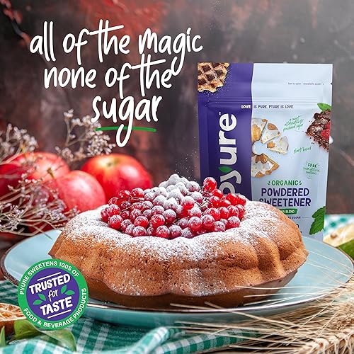 Miniatura 8 de Pyure Mezcla de edulcorantes orgánicos en polvo de Stevia sustituto del azúcar 21 12 onzas