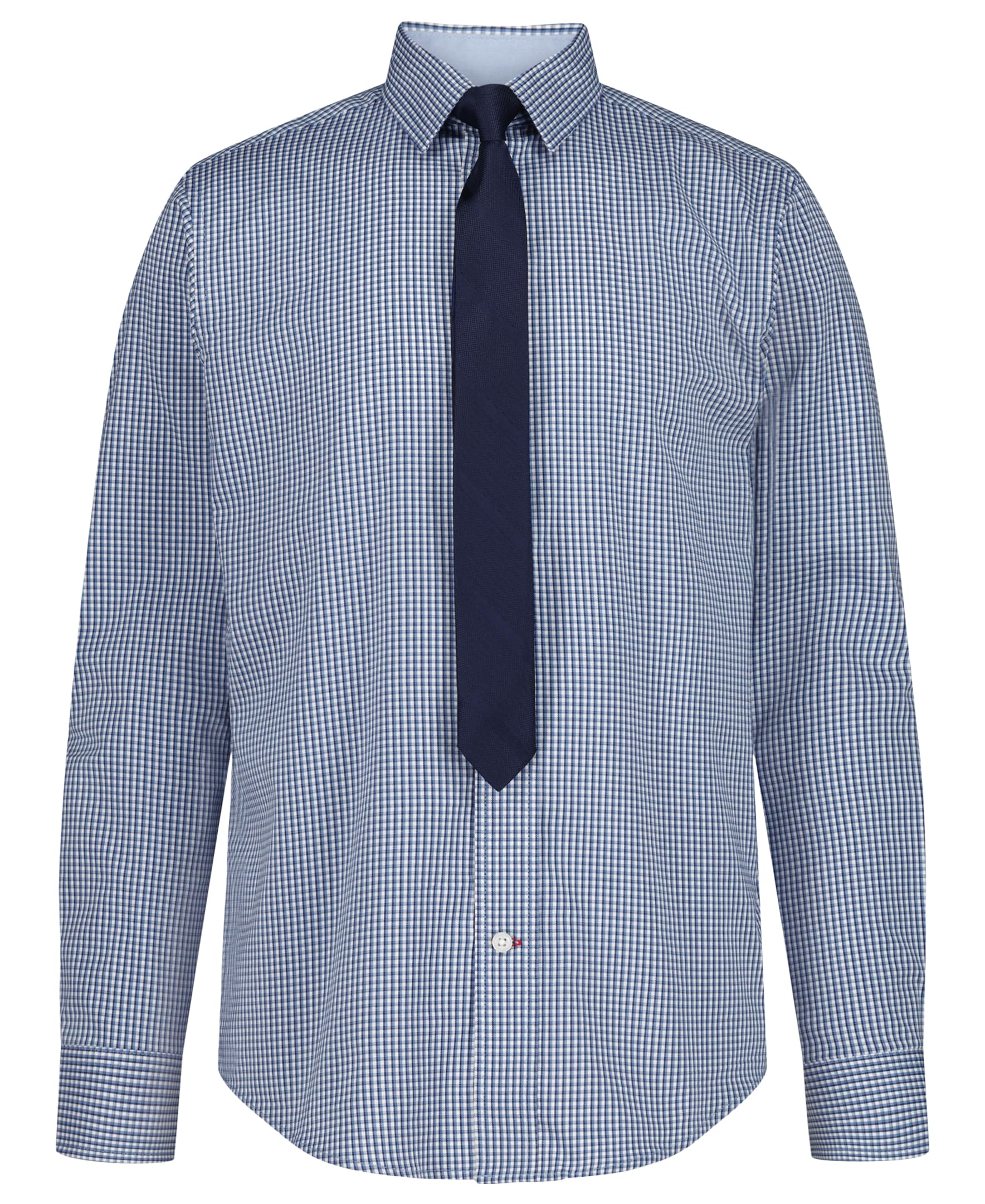 

                                                    Tommy Hilfiger Boys' Long Sleeve Dress Shirt with 