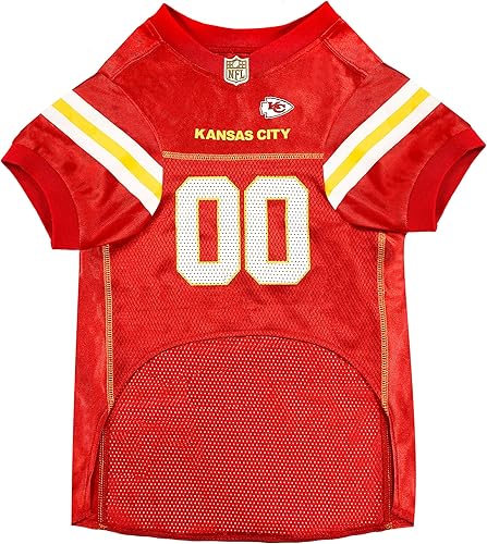 Miniatura 2 de NFL Pet Jersey. Camiseta para perro con licencia de fútbol más cómoda. 32 equipos NFL disponibles en 7 tamaños. Camiseta de fútbol para perros,