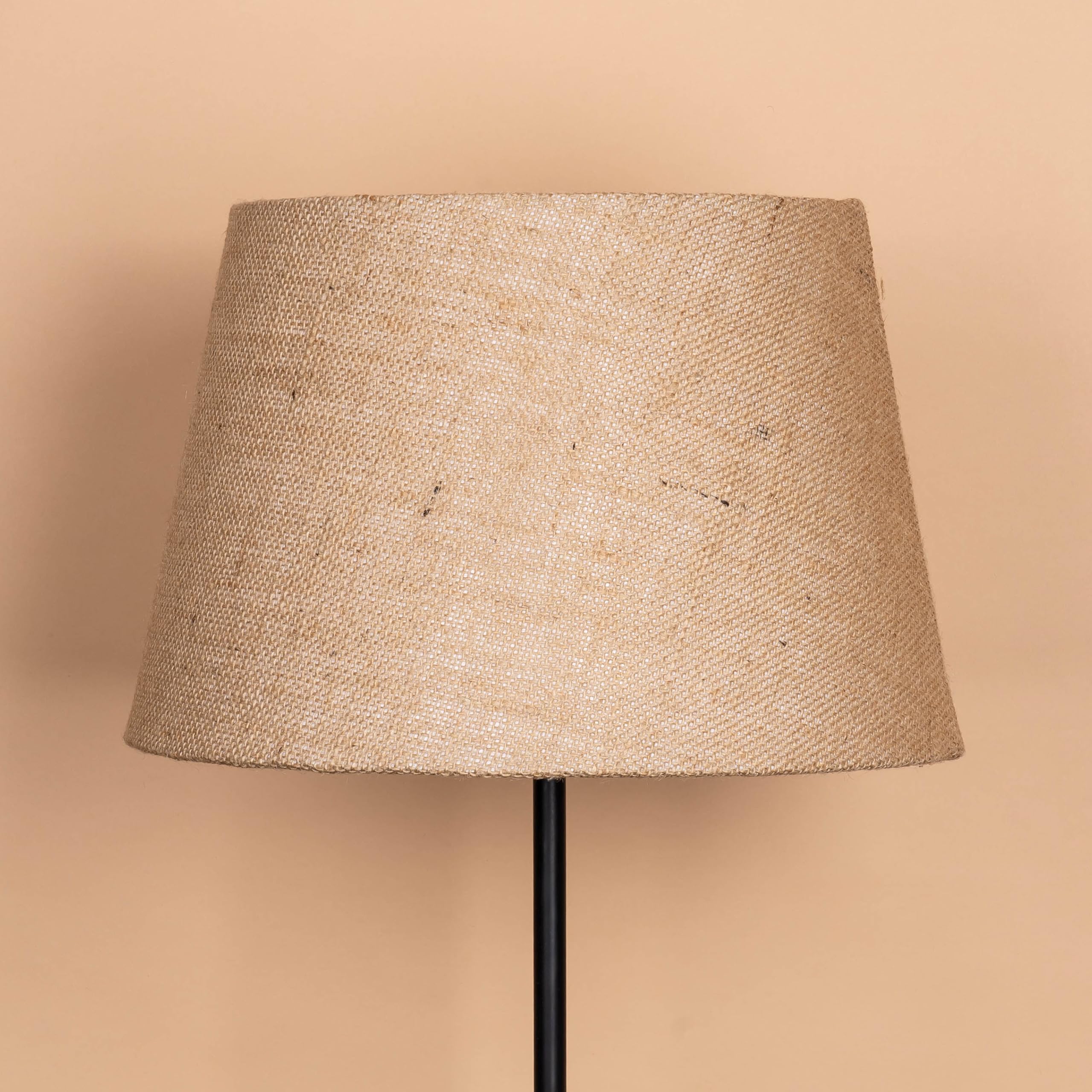Natural Jute Tapered Lamp Shade 12" Inches Bottom Diameter Compatible with E27, E14 & B22 Holders (Pack of 1)