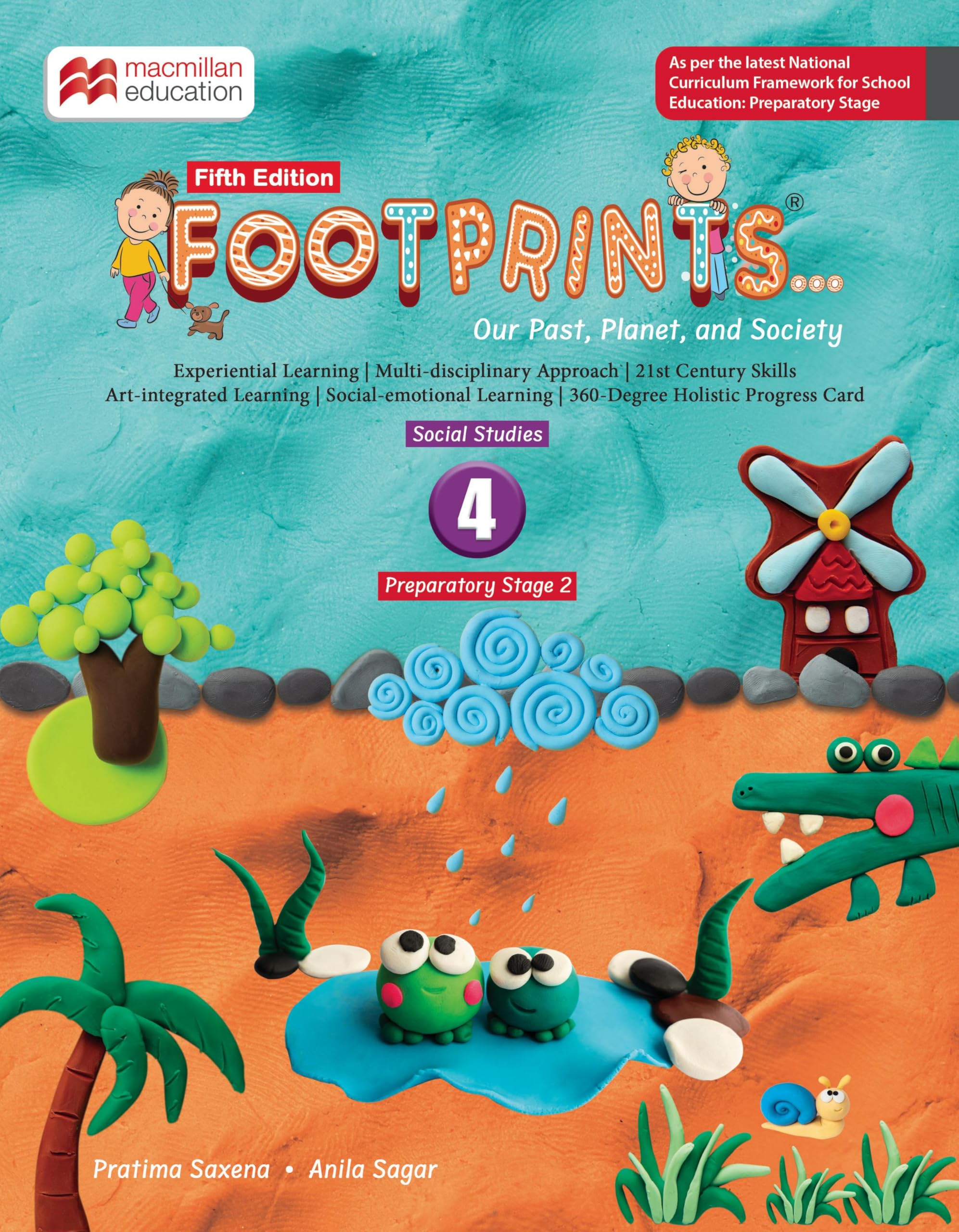 Footprints Reader 2024 Class 4 Integrated Social Science Series | NEP & NCF Aligned with SDGs, Heritage, and 21st Century Skills