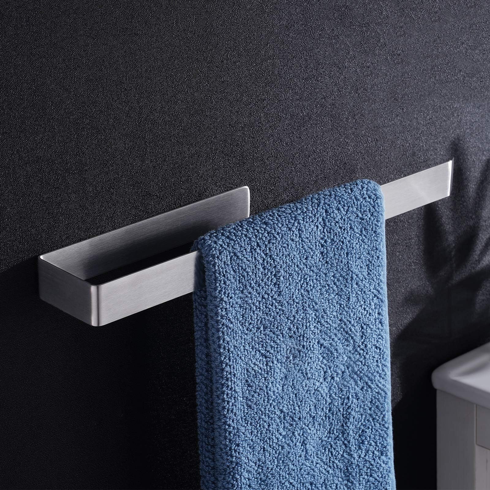 Handtuchhalter 30cm Selbstklebend - Edelstahl Chrom Ohne Bohren