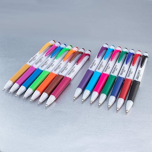 Miniatura 6 de Bolígrafo Pentel GlideWrite con tinta TechniFlo, (1.0mm) línea media, tinta burdeos, caja de 12 (BX910-BG)