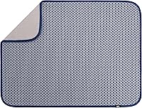 Vista 27 de S&T INC. Tapete de microfibra para secado de platos, reversible y absorbente para cocina, de 16 x 18 pulgadas, color negro