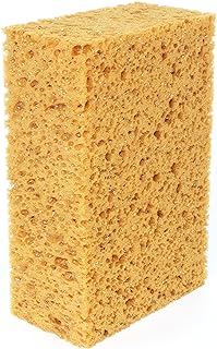Okleen Car Wash Sponge. Made in Europe. 7.9x5.1x2.8 inches. Large Sponge for Auto, Truck, Motorcycle, Bike Washing