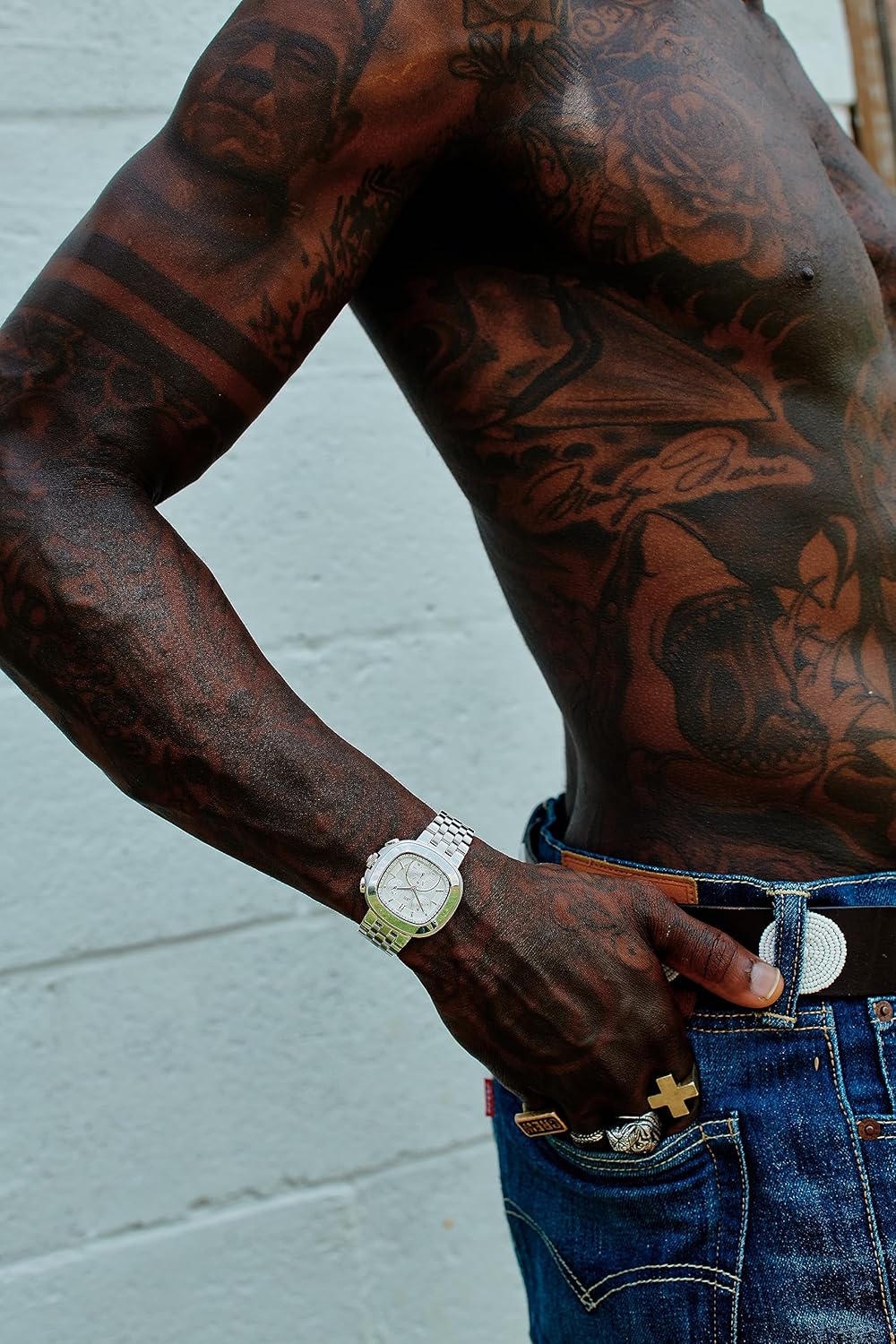 JBW Men's Coast 0.06 ctw Diamond Watch J6397 - Image 8