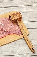 Vista 6 de Ironwood Gourmet Ablandador de carne de madera de acacia, 11.5 pulgadas, marrón