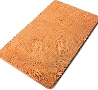 Vista 241 de Yeaban Juego de alfombras de baño verde manzana 2 piezas (20" x 32" y 17" x 24"), tapetes de baño de felpilla gruesa Alfombras de baño absorbentes