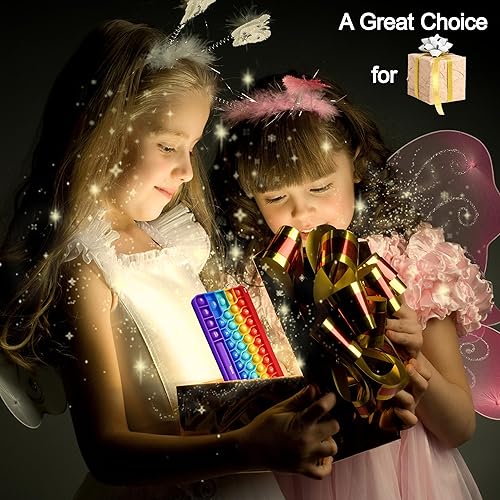 Miniatura 6 de Juguete sensorial para ansiedad con teclado para aprender a escribir, alivio sensorial satisfactorio del estrés para niños y adultos con TDAH -