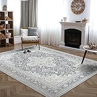 Vista 59 de Bloom Rugs Alfombra de pasillo lavable antideslizante de 7 pies – Beige/Gris Camino tradicional para entrada, pasillo, baño y cocina