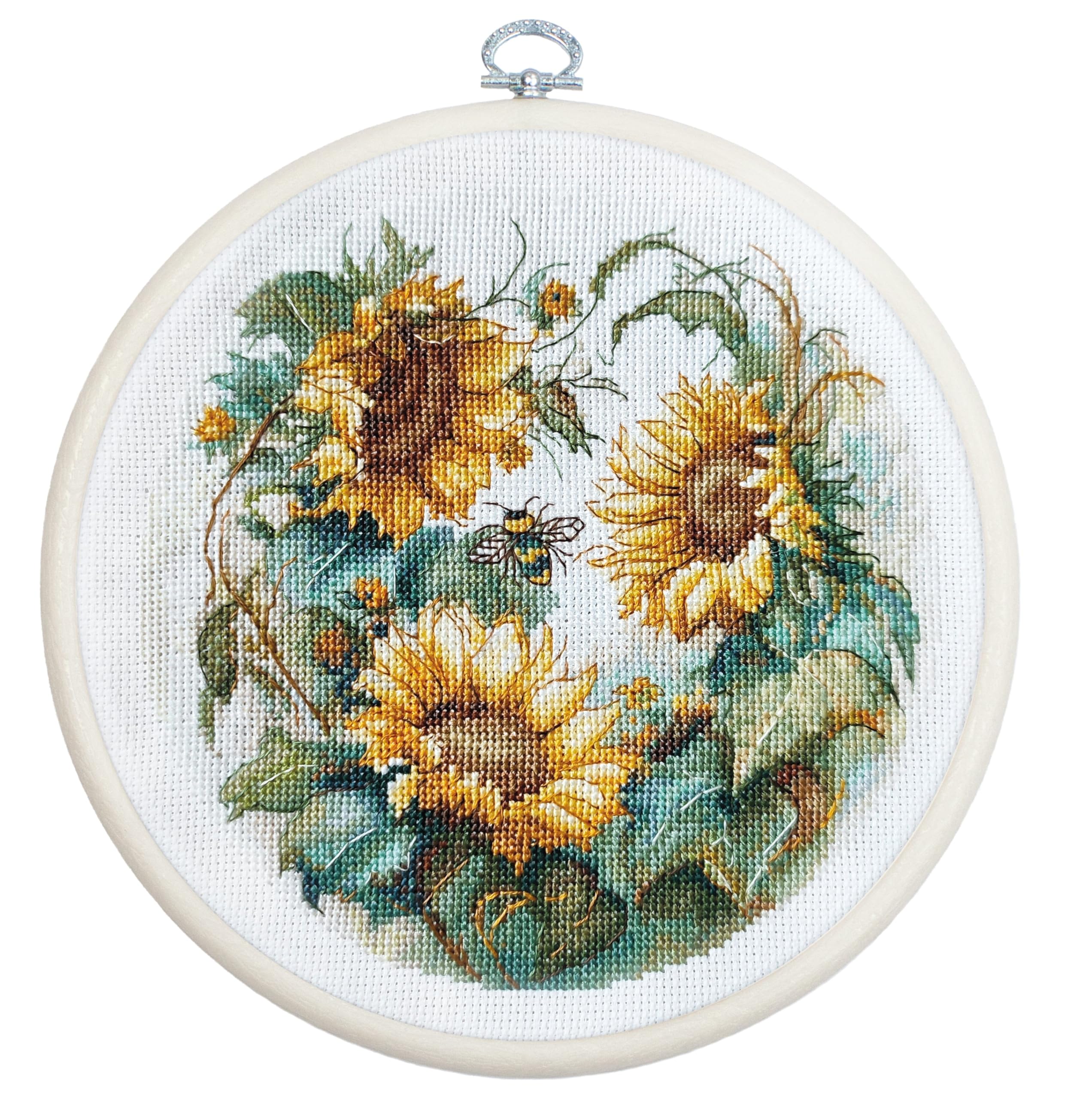 Amazon.com: Luca-S Cross Stitch Kit Sunflower, Counted Cross