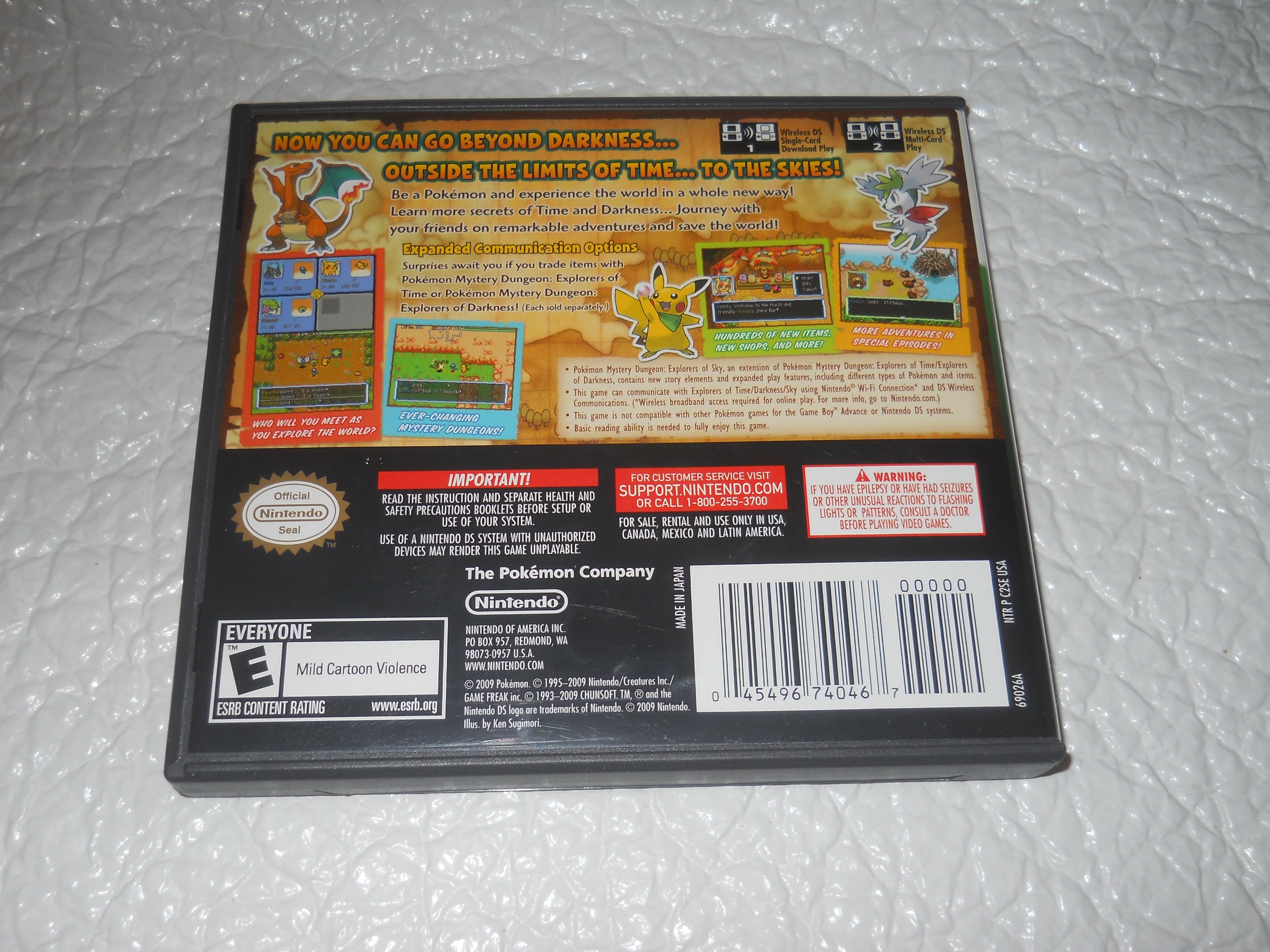 Nintendo Pokemon mystery dungeon explorers of the sky, SD