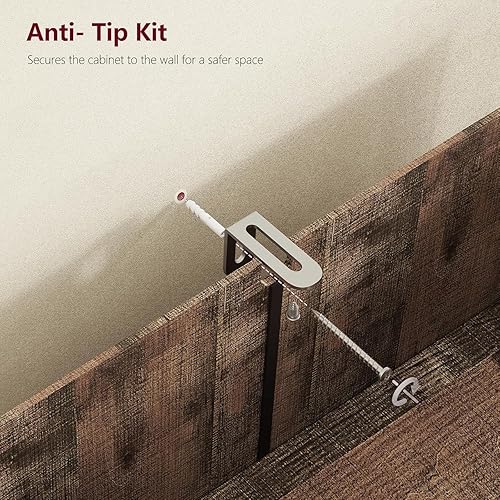 Vista 34 de usikey Armario de despensa de cocina de 72 pulgadas, armario alto de almacenamiento con 4 puertas y 1 cajón, armario independiente con 6 estantes