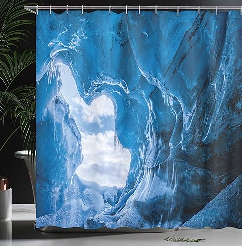 Miniatura 3 de Cortina de baño con diseño de puente de madera en otoño