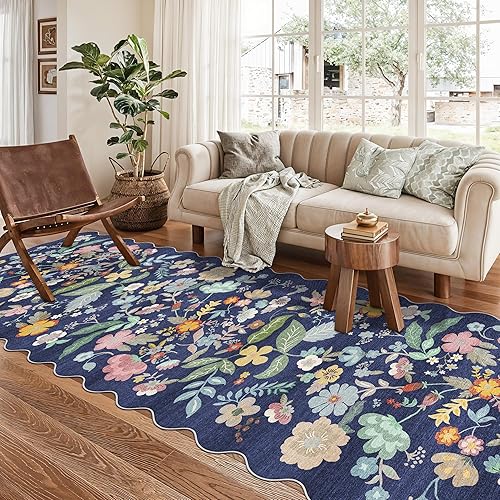 Miniatura 542 de Alfombra lavable para pasillo y de cocina, alfombra de entrada, vintage, suave para el suelo, alfombra antideslizante para interiores, para baño