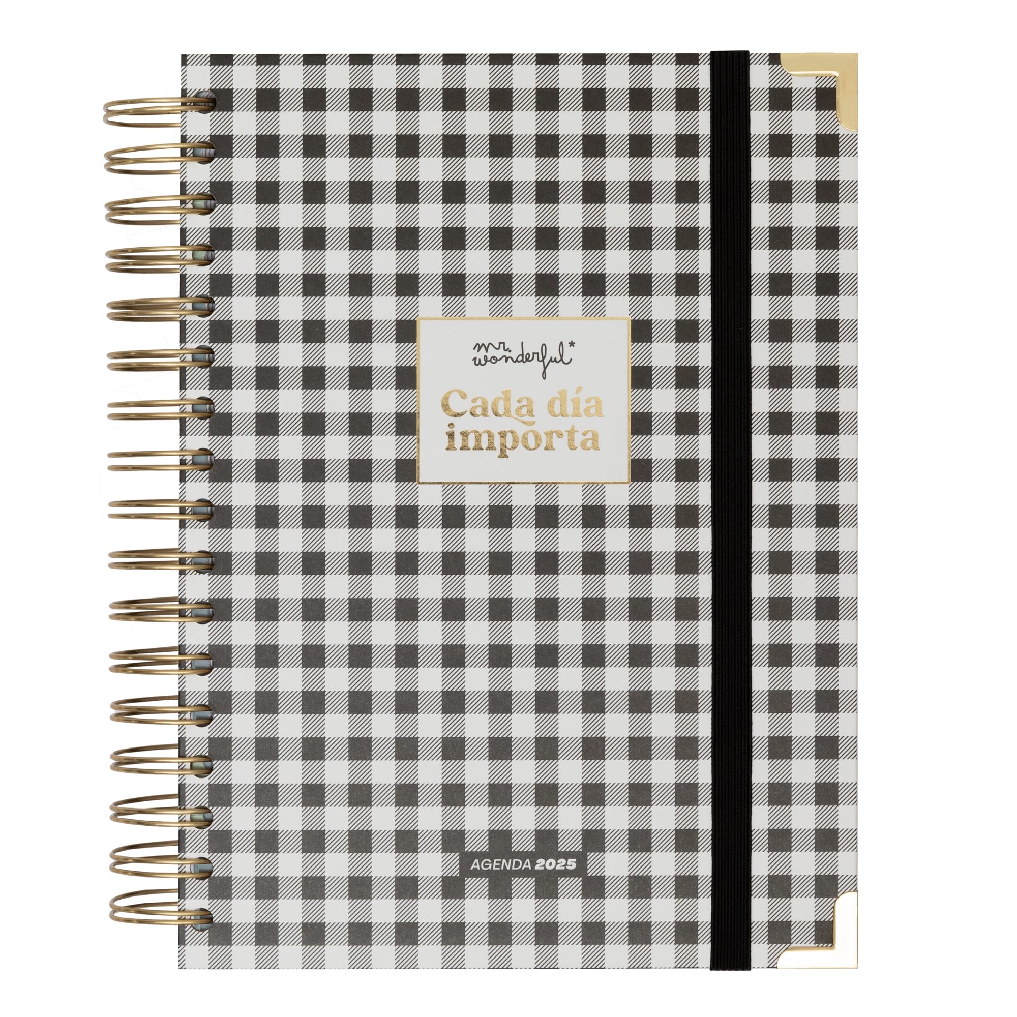 Mr. Wonderful - Agenda Office 2025 Diaria - Cada día importa - Incluye 8 Hojas de Pegatinas y Bloc de Notas Adhesivas con Formas 2 91Zm9PzlzIL