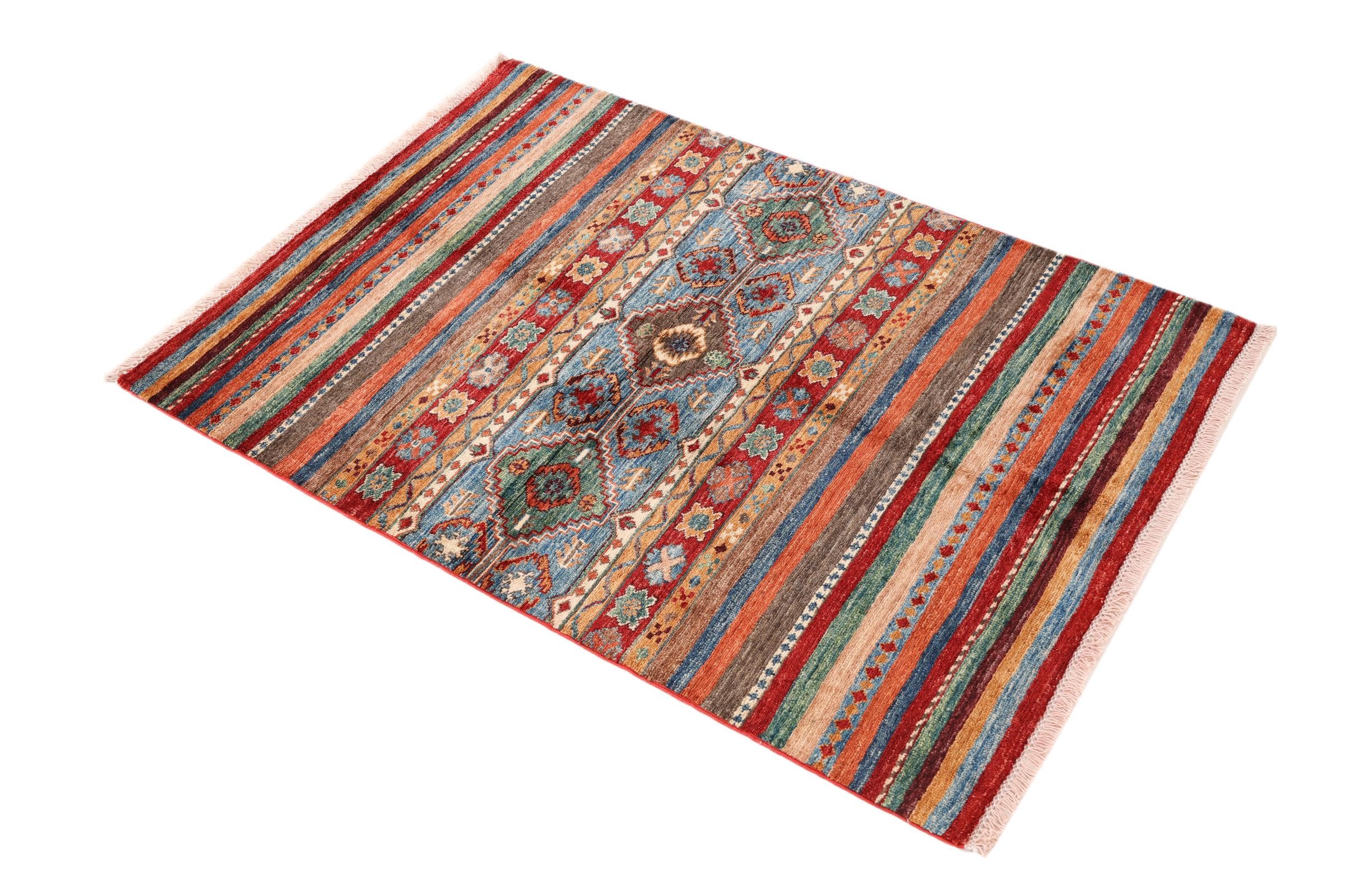 Arijana Shaal 102x141 Ręcznie tkane Dywan orientalny Dywan Wełna Pakistan