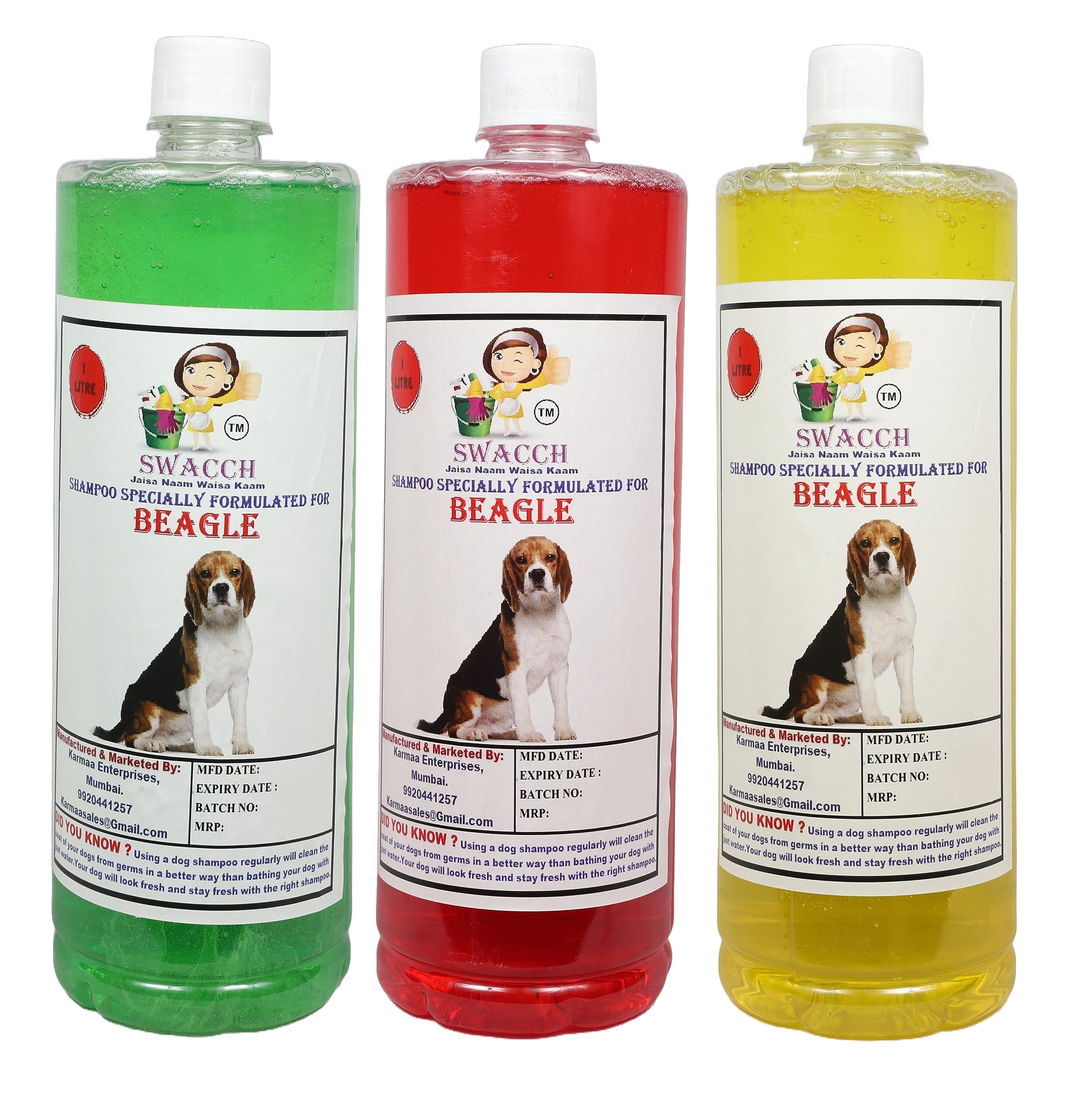 SWACCH Shampoo Specially FORMULATED for Beagle (1 Litre) (Combo Pack of 3) Jasmine,NEEM ALOVERA,Lemon (B0BS6SH4N4) Amazon Price History, Amazon Price Tracker