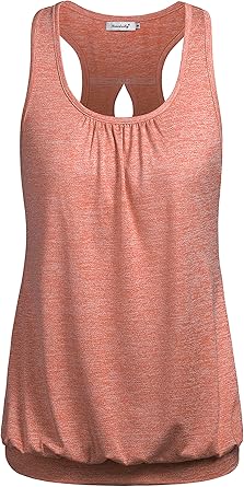 Banded bottom workout tops Clearance